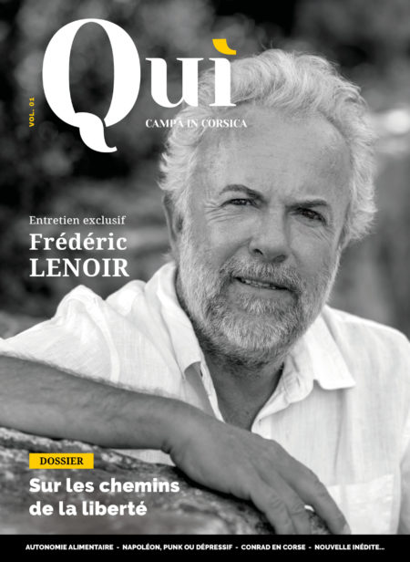 Couverture Quì magazine - Frédéric Lenoir