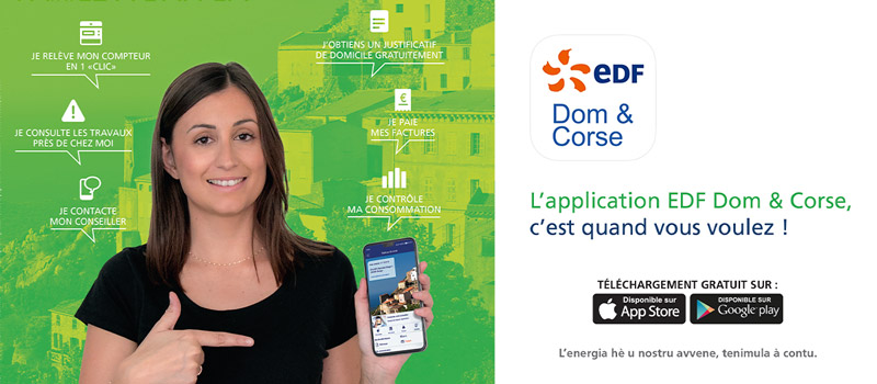 Application EDF DOM et Corse