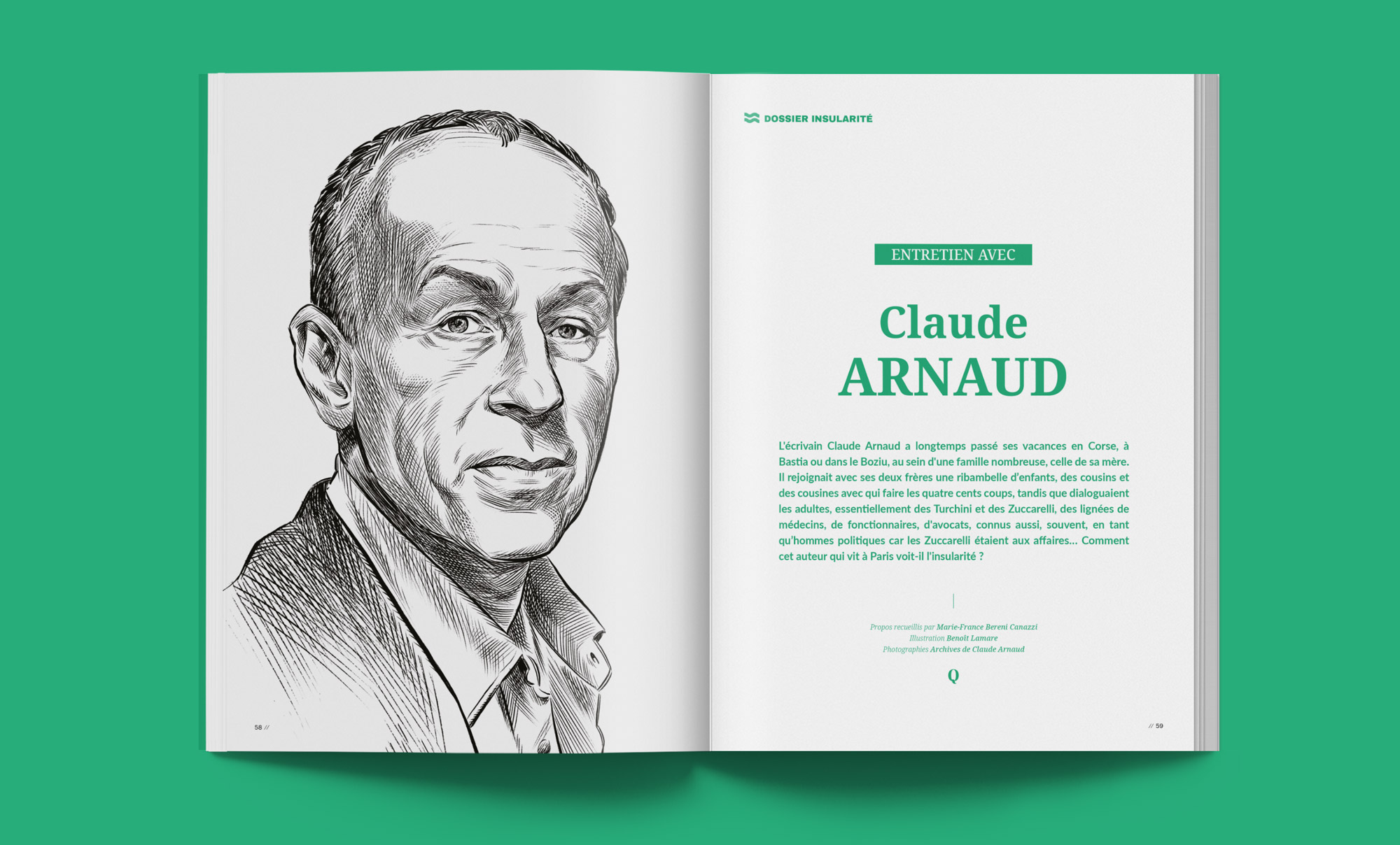 Claude arnaud - dossier insularité - Quì magazine volume 4